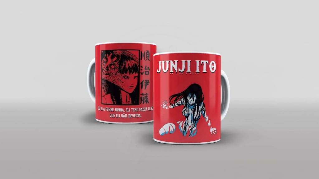 ARTE PARA CANECA -JUNJI ITO - SE ELA FOSSE MINHA EU TEMO EM FAZER ALGO QUE EU NÃO DEVERIA-1193
