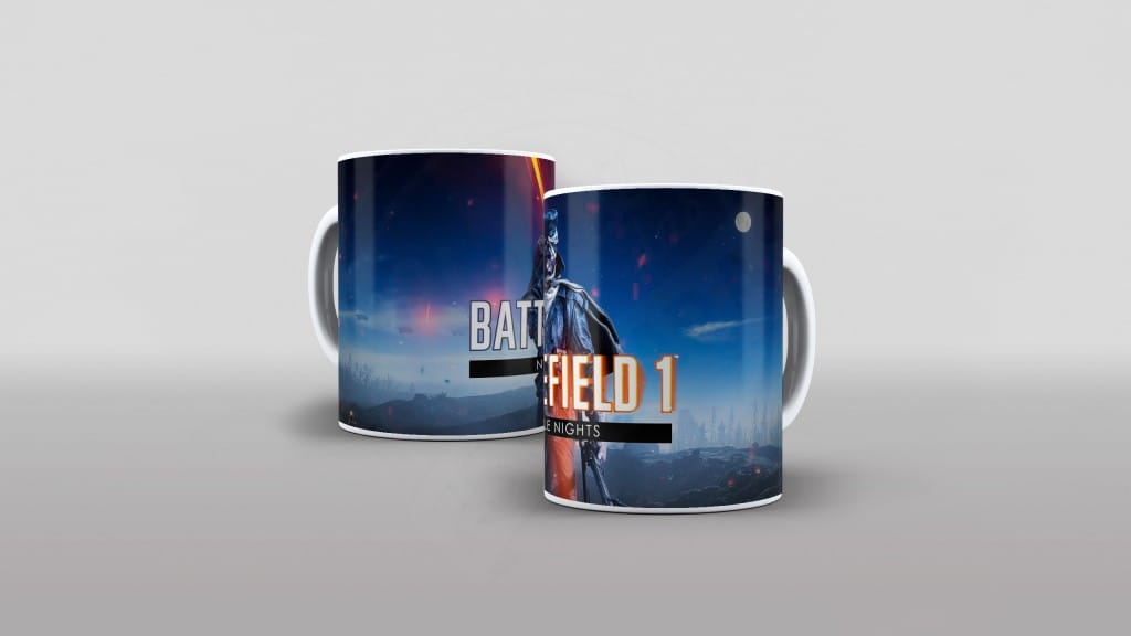 ARTE PARA CANECA BATTLEFIELD 1 NIVELLE NIGHTS-1254