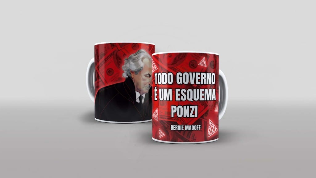 ARTE PARA CANECA - SÉRIES - NETFLIX - BERNIE MADOFF O GOLPISTA DE WALL STREET - TODO GOVERN-1313