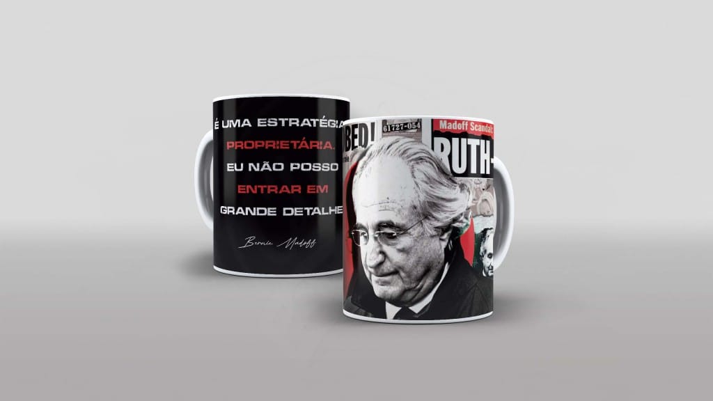 ARTE PARA CANECA - SÉRIES - NETFLIX - BERNIE MADOFF O GOLPISTA DE WALL STREET - É UMA ESTRA-1316