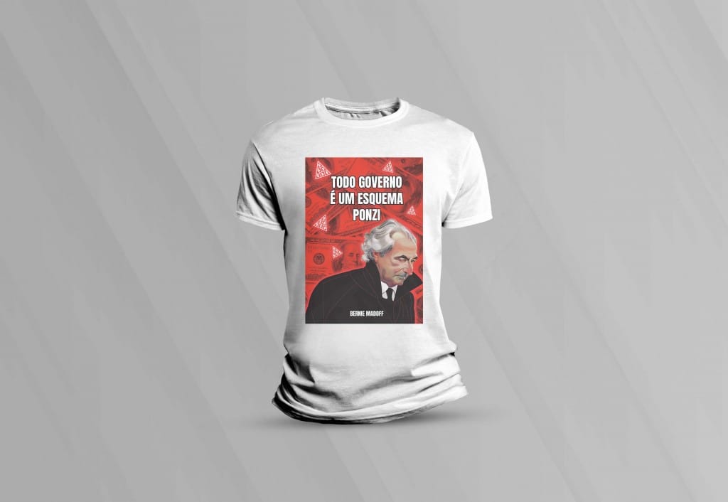 ARTE PARA CAMISETA - SÉRIES - NETFLIX - BERNIE MADOFF O GOLPISTA DE WALL STREET - TODO GOVE-1322