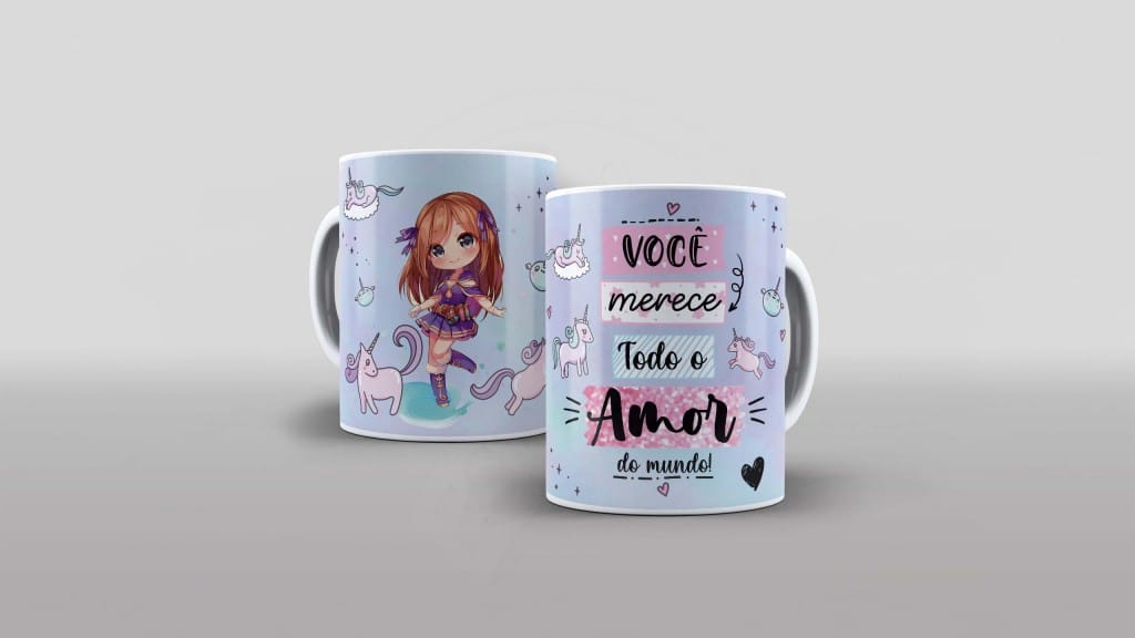 ARTE PARA CANECA - VOCÊ MERECE TODO O AMOR DO MUNDO-1333