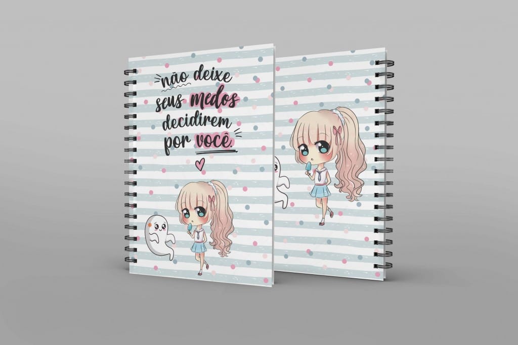 ARTE PARA AGENDA -NÃO DEIXE SEUS MEDOS DECIDIREM POR VOCÊ-1339