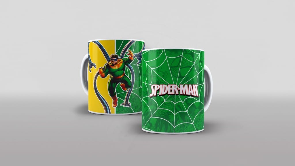 ARTE PARA CANECAS DR OCTOPUS HOMEM ARANHA MD007-1390