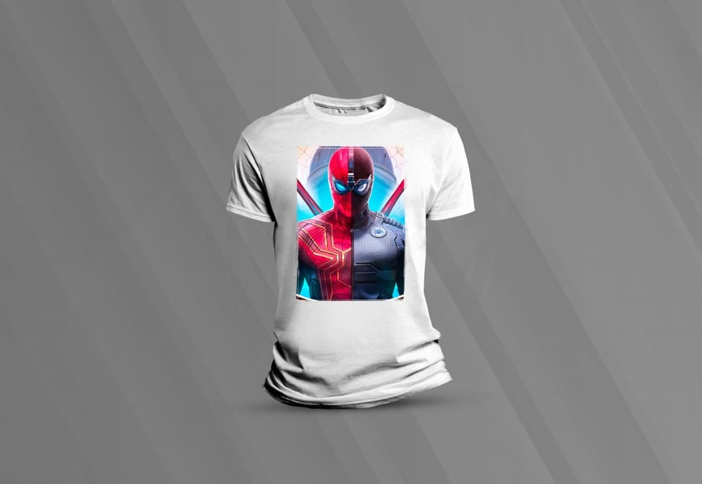 ARTE PARA CAMISETAS HOMEM ARANHA MD007-1406