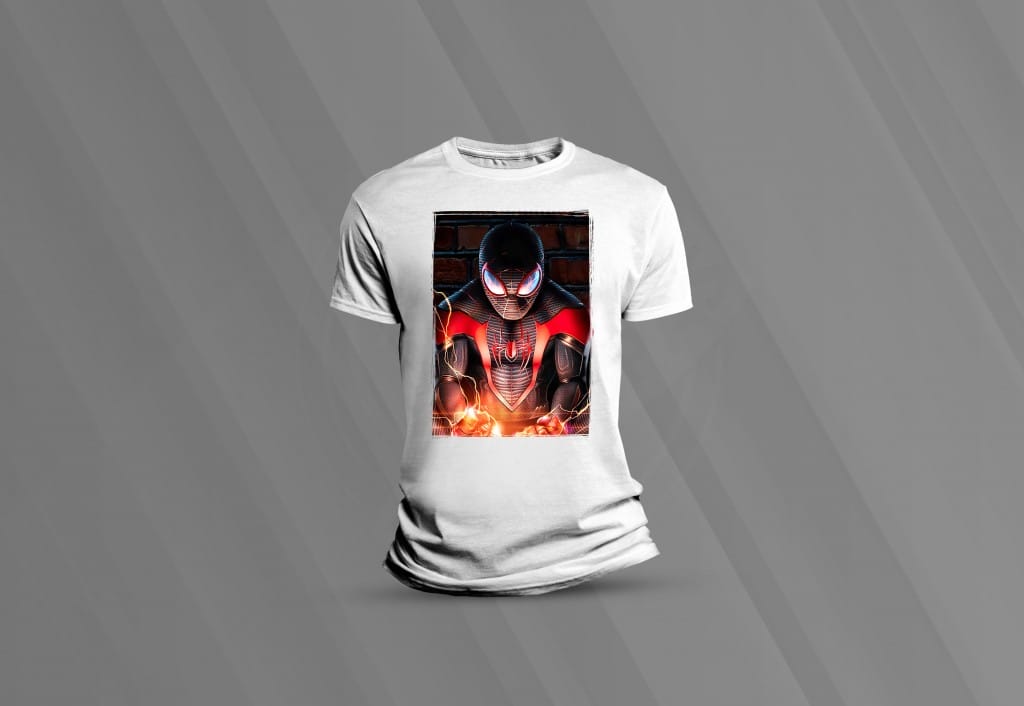 ARTE PARA CAMISETAS HOMEM ARANHA MD008-1407