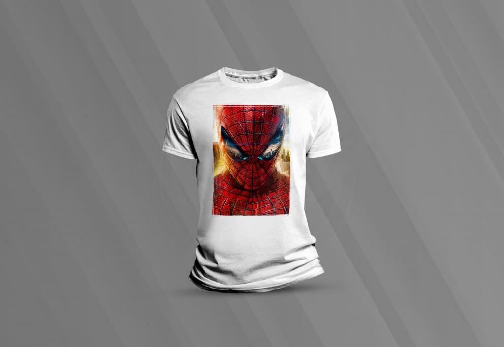 ARTE PARA CAMISETAS HOMEM ARANHA MD010-1409