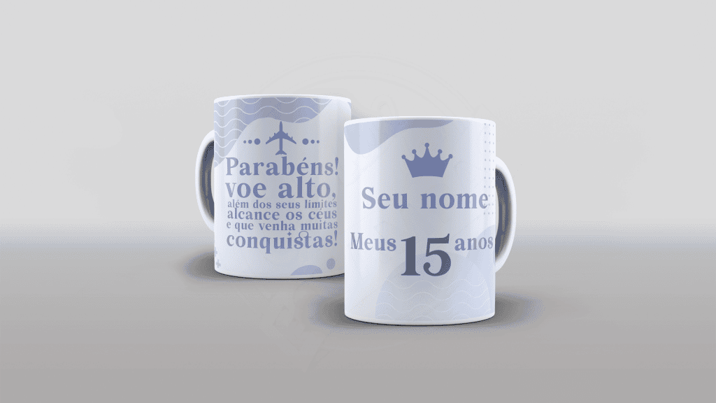 ARTE CANECA - MEUS 15 ANOS PARA ELE-1430