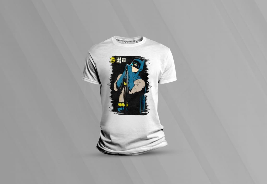 ARTE PARA CAMISETAS BATMAN CANTANDO-1442