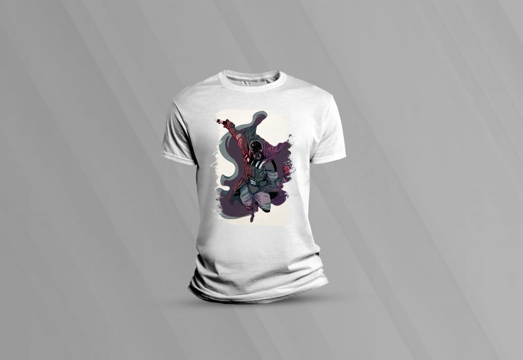 ARTE PARA CAMISETAS DARTH VADER 3-1486