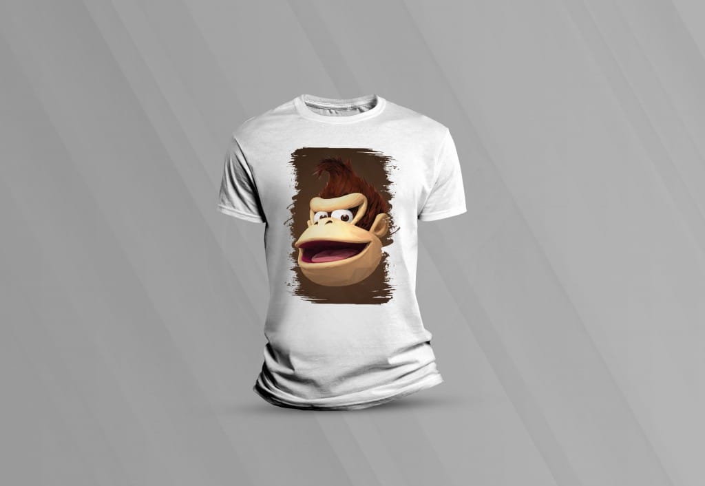 ARTE PARA CAMISETAS DONKEY KONG-1498