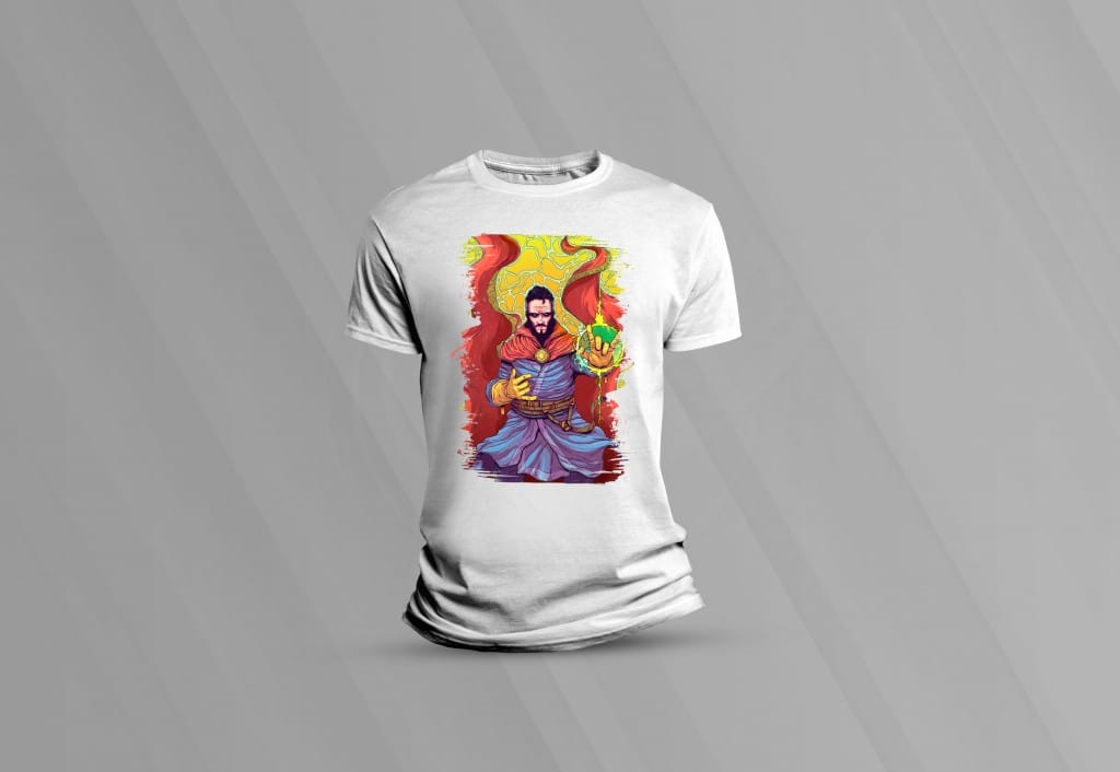 ARTE PARA CAMISETAS DR. ESTRANHO 1-1499