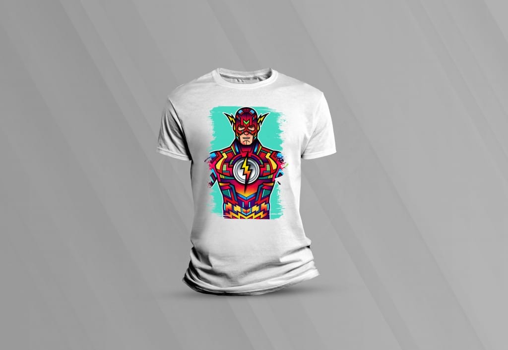 ARTE PARA CAMISETAS FLASH VITRAL-1510