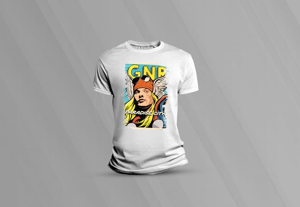 ARTE PARA CAMISETAS GUNS THOR-1525