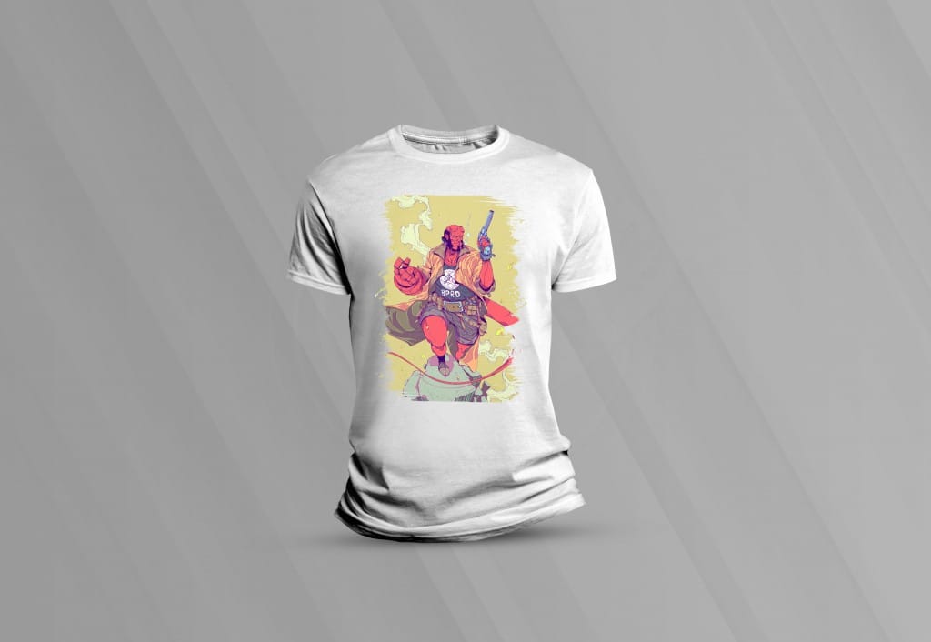 ARTE PARA CAMISETAS HELLBOY 2-1529