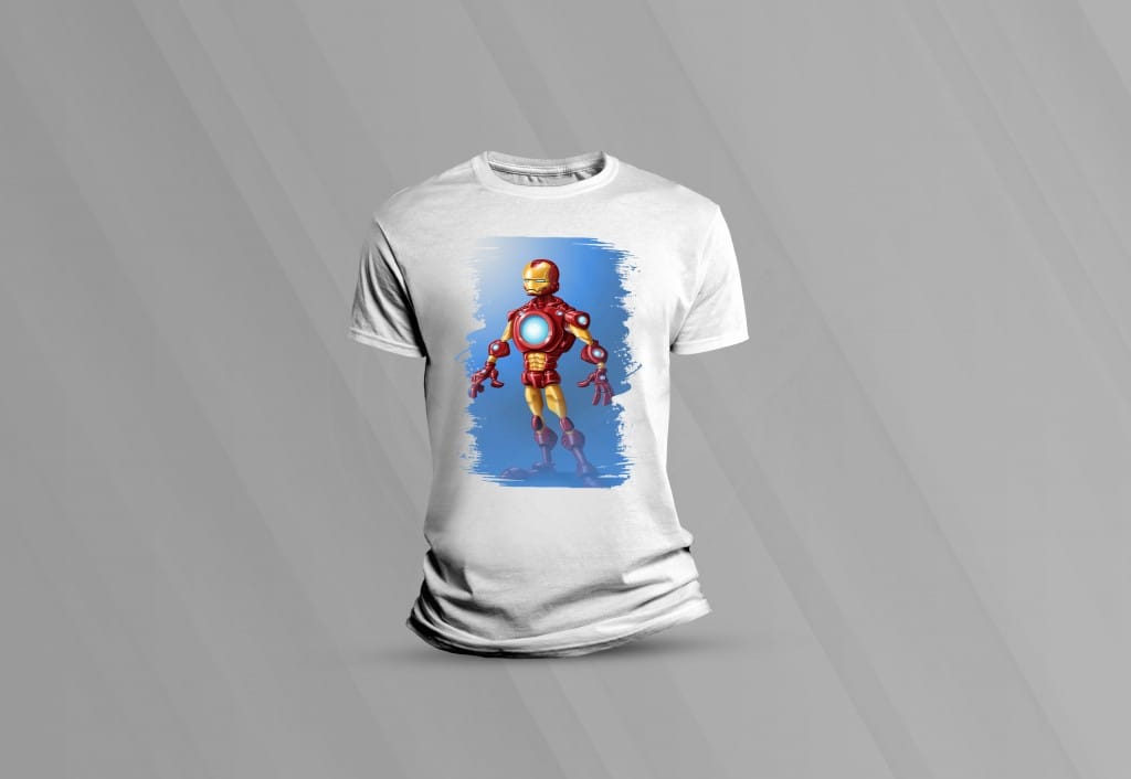 ARTE PARA CAMISETAS HOMEM DE FERRO (1-1541