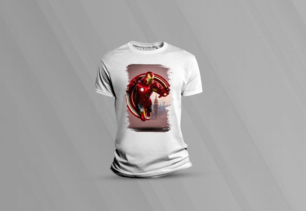 ARTE PARA CAMISETAS HOMEM DE FERRO 3-1546