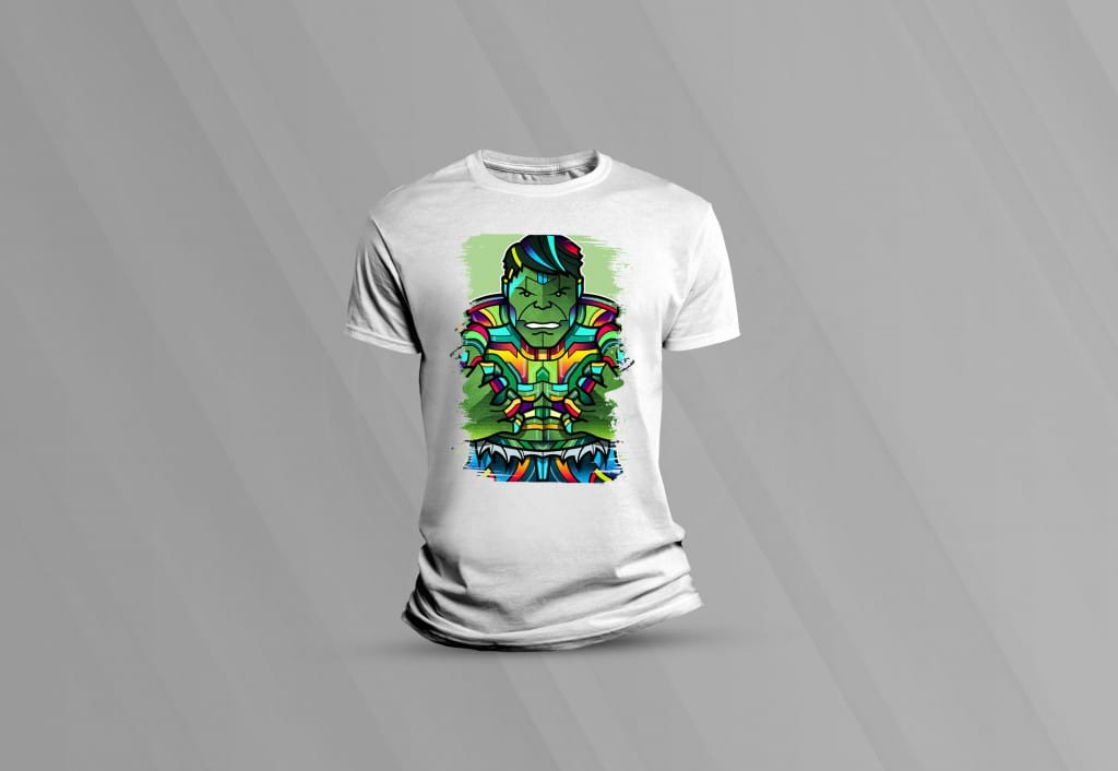 ARTE PARA CAMISETAS HULK VITRAL-1549