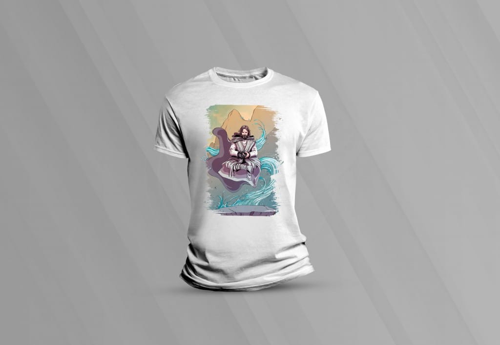 ARTE PARA CAMISETAS LUKE SKYWALKER-1574