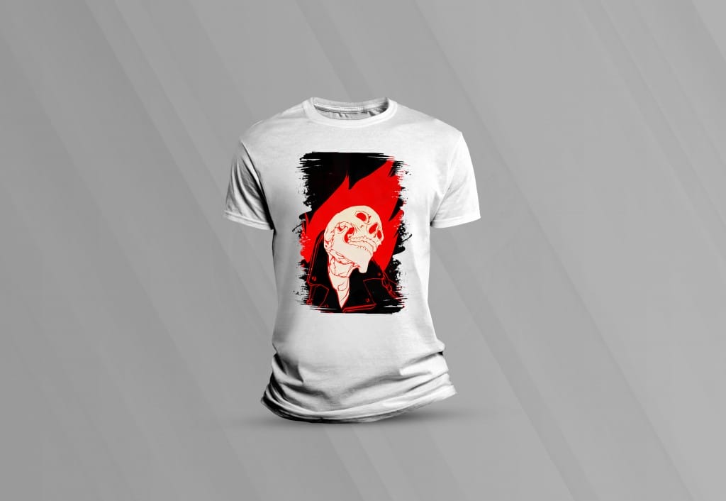 ARTE PARA CAMISETAS MOTOQUEIRO FANTASMA 2-1590