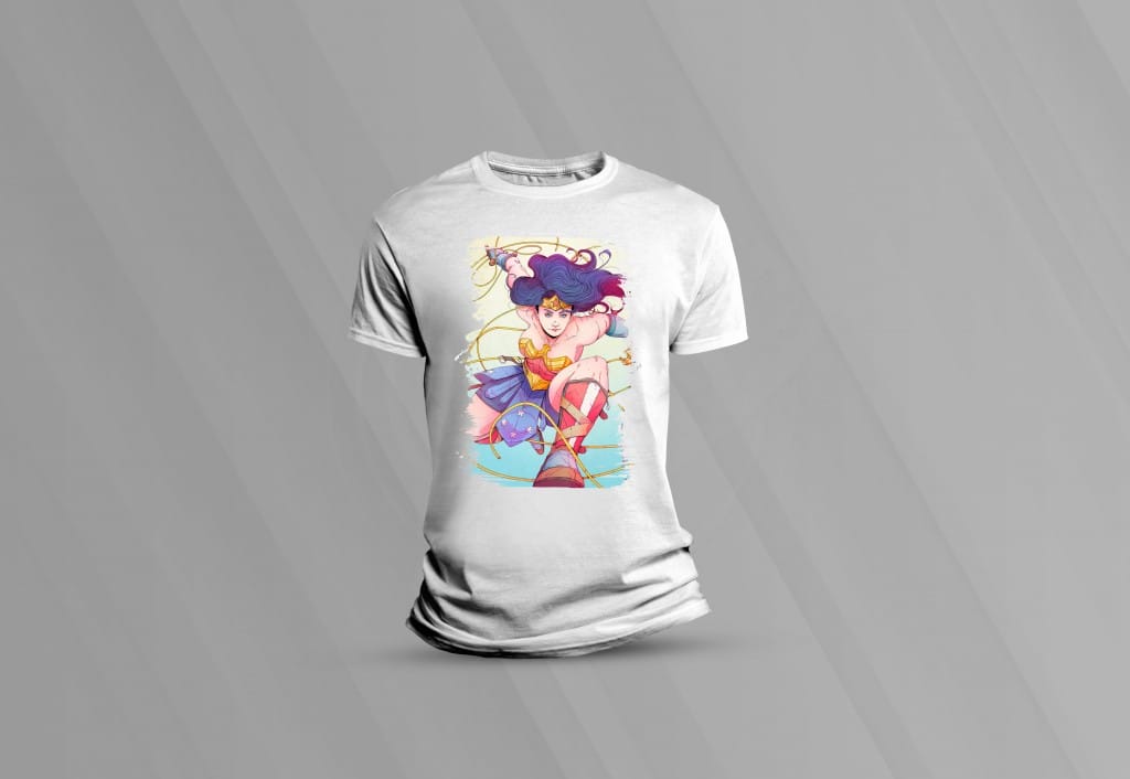 ARTE PARA CAMISETAS MULHER MARAVILHA 2-1592