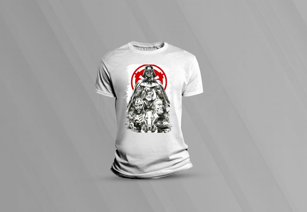 ARTE PARA CAMISETAS STAR WARS 4-1637