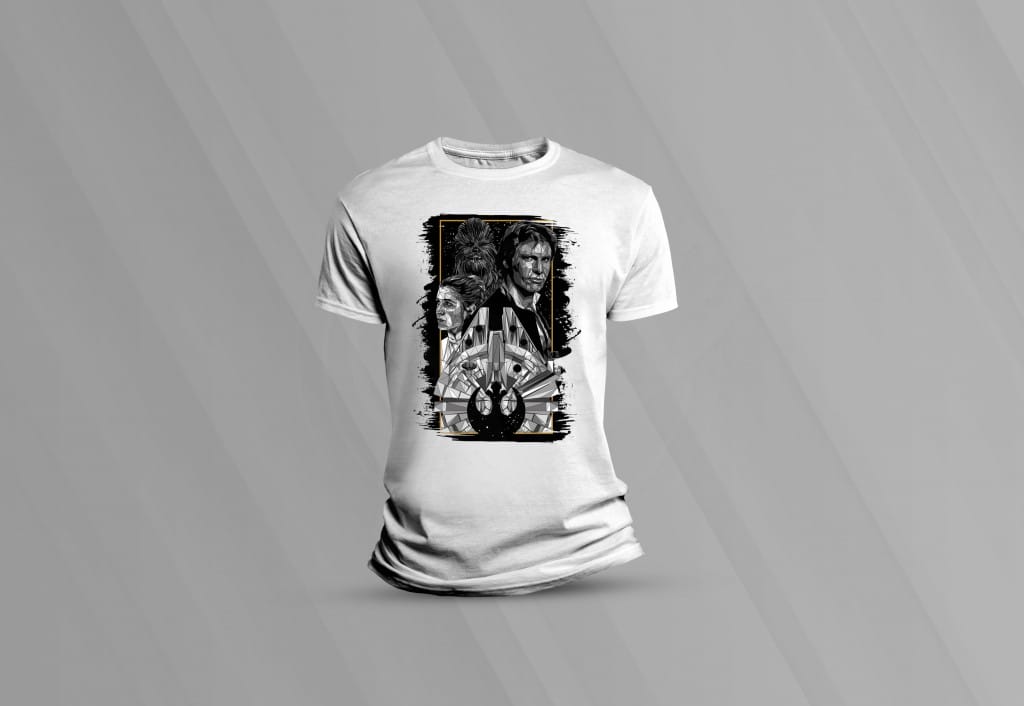 ARTE PARA CAMISETAS STAR WARS 5-1638