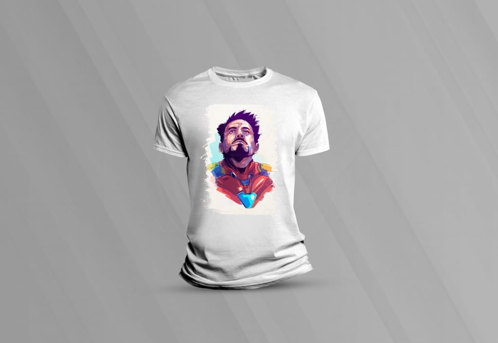 ARTE PARA CAMISETAR TONY STARK-1658