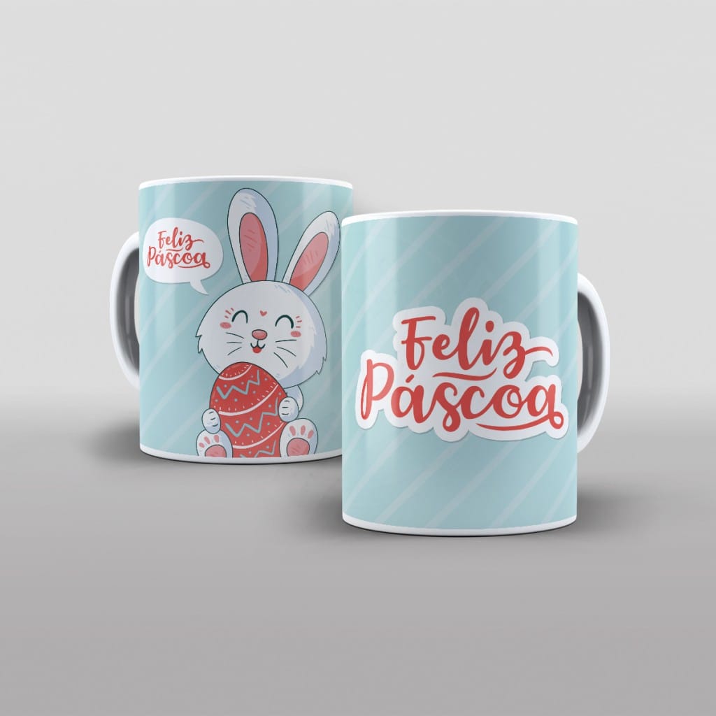 ARTE PARA CANECAS FELIZ PÁSCOA S3-1699
