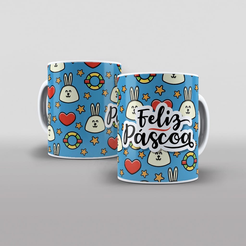 ARTE PARA CANECAS FELIZ PÁSCOA 4 - 27-1723