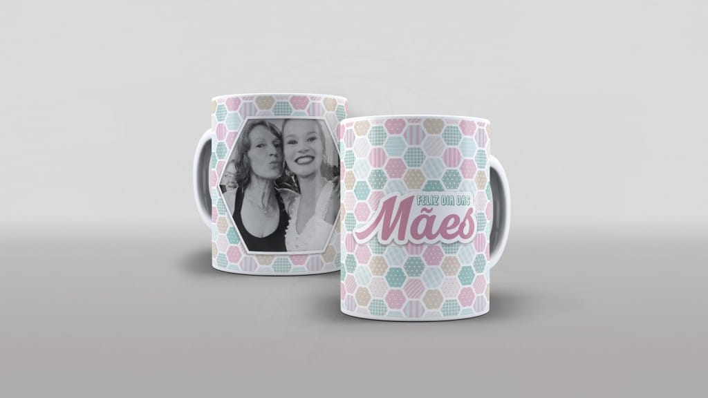 ARTE PARA CANECAS FELIZ DIA DAS MÃES COM FOTOS - 04-1730