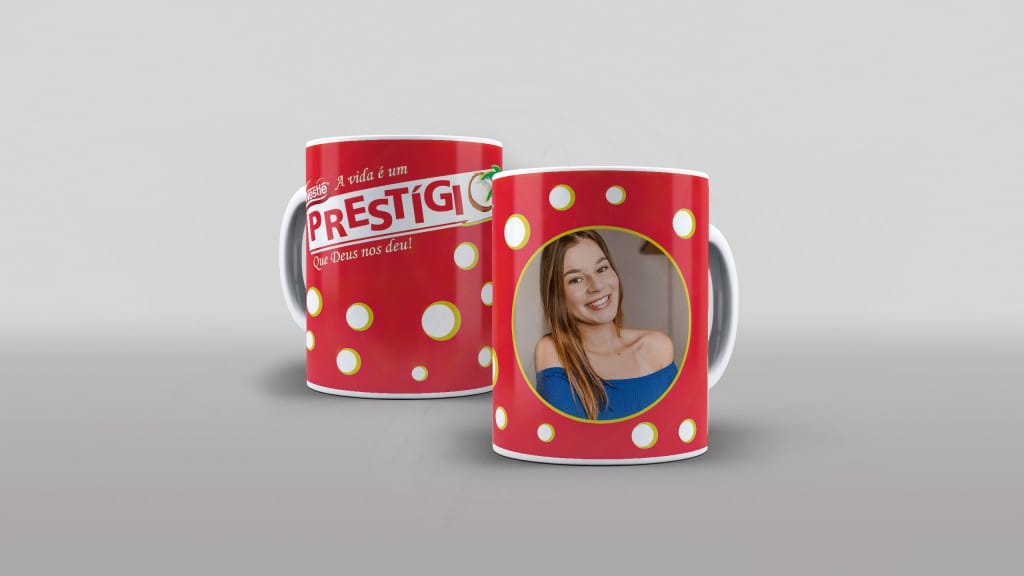 ARTE PARA CANECAS A VIDA É UM PRESTÍGIO QUE DEUS NOS DEU-1821