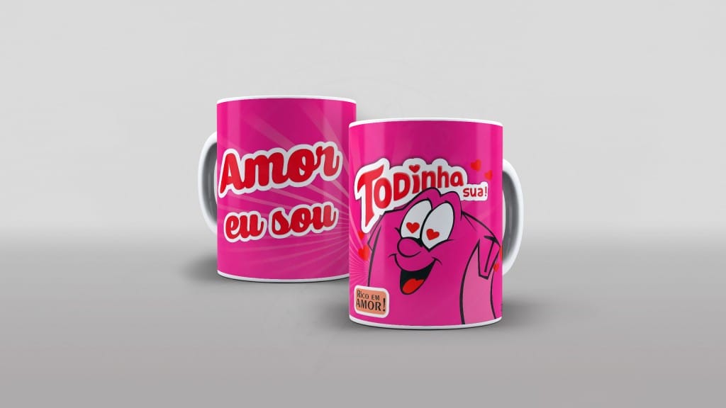 ARTE PARA CANECA AMOR EU SOU TODINHA SUA-1846