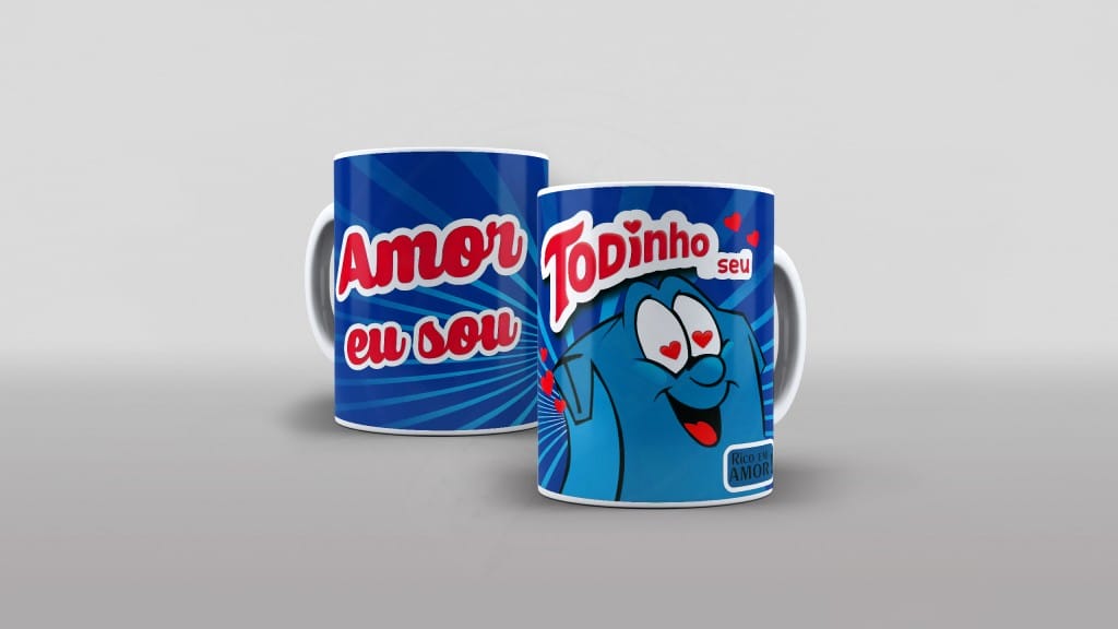 ARTE PARA CANECAS AMOR EU SOU TODINHO SEU S-1847