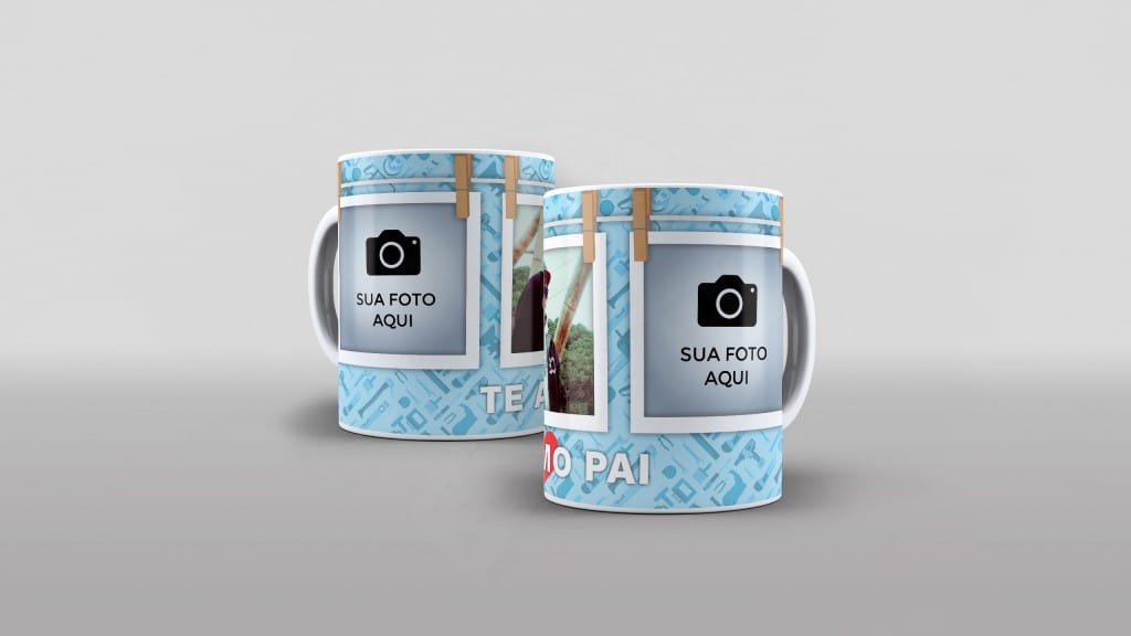 ARTE PARA CANECA - TE AMO PAI - DIA DOS PAIS-1871