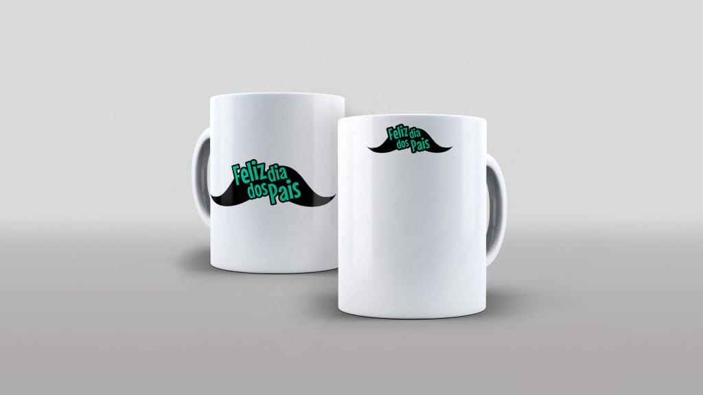 ARTE PARA CANECAS -  DIA DOS PAIS - FELIZ DIA DOS PAIS(10-1891