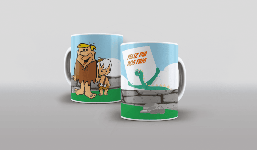 ARTE PARA CANECAS - FLINTSTONES 002-1910