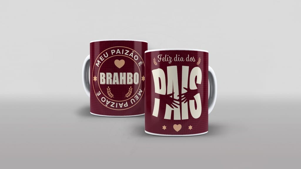 ARTE PARA CANECAS - DIA DOS PAIS - MEU PAIZÃO É BRABO-1915
