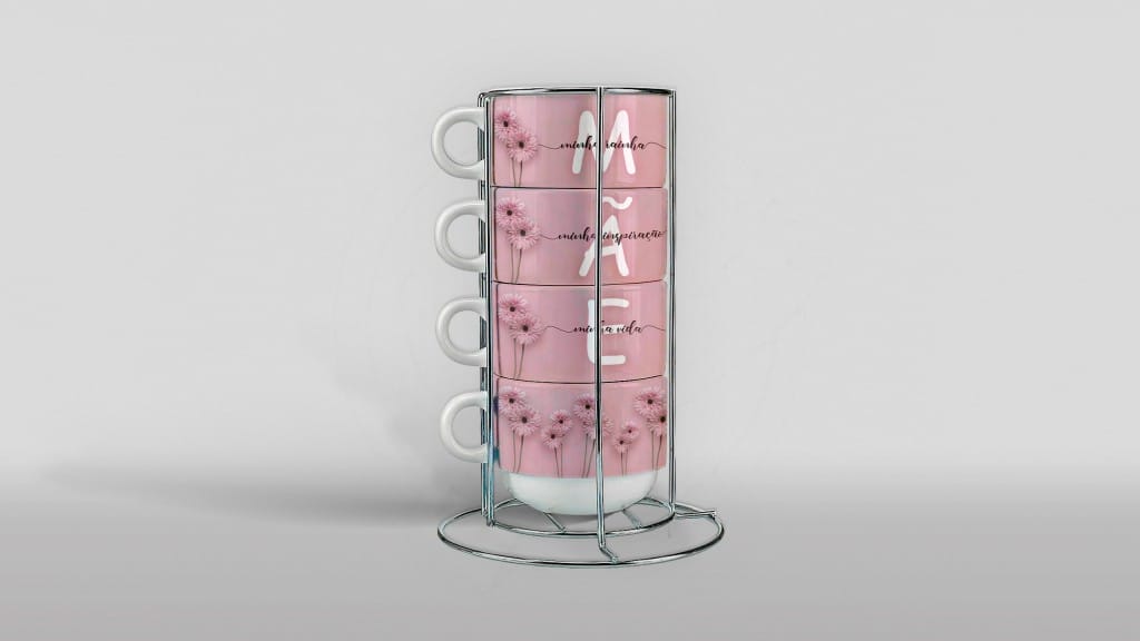 ARTE MÃE MINHA VIDA - ESTAMPA PARA TORRE DE XICARA-1927