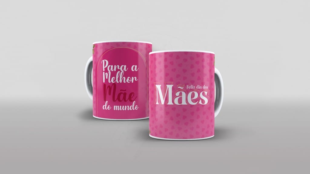 ARTE PARA A MELHOR MÃE DO MUNDO ESTAMPA PARA CANECA-1946