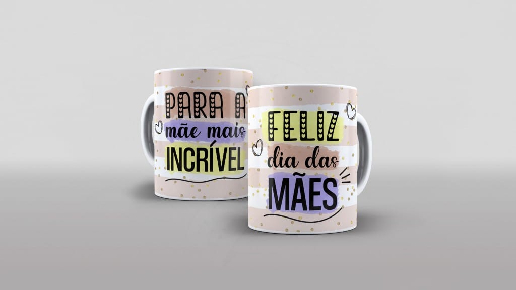 ARTE PARA A MÃE MAIS INCRÍVEL ESTAMPA PARA CANECA-1953