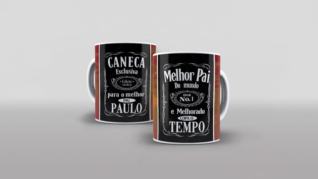 ARTE PARA CANECAS - MELHOR PAI DO MUNDO-1974