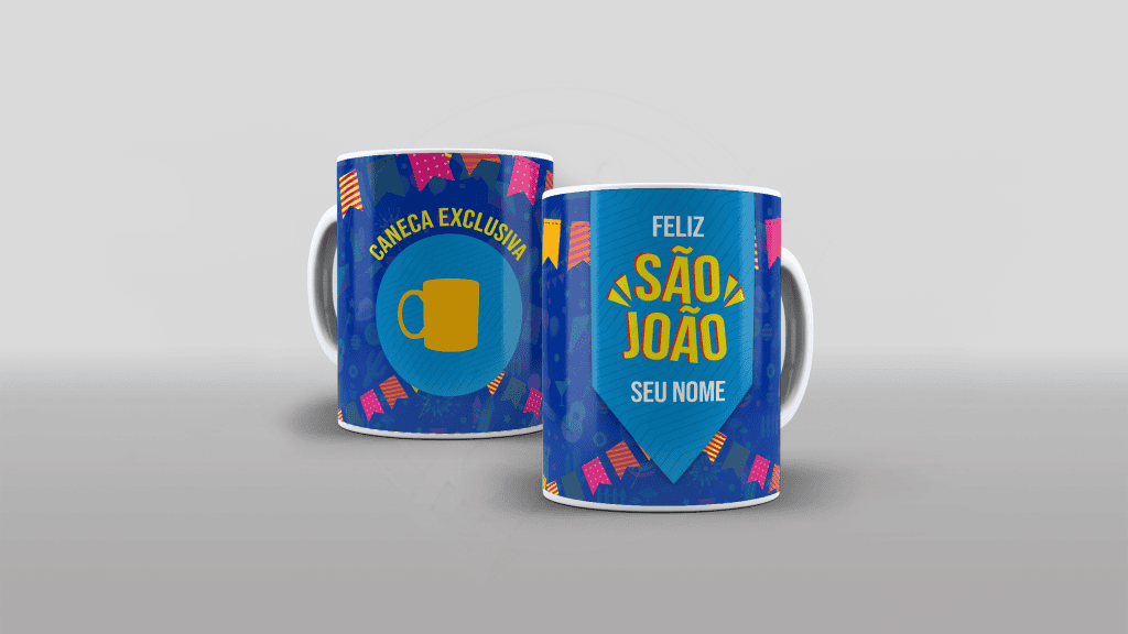 ARTE PARA CANECAS - FELIZ SÃO JOÃO-2001