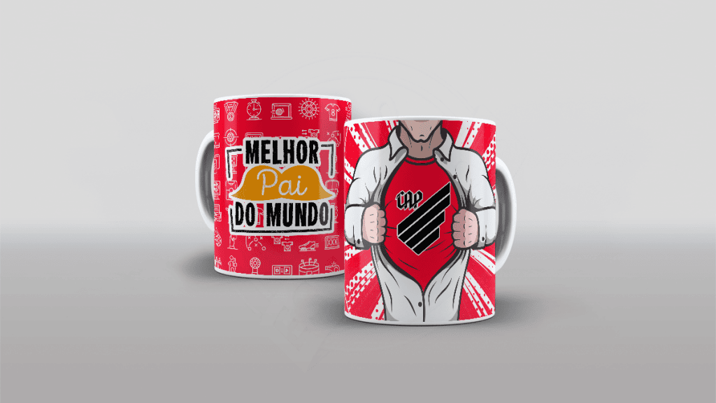ARTE PARA CANECAS - PAI - ATLETICO PARANAENSE-2027