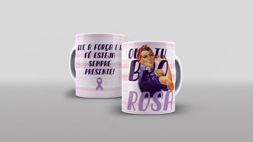 ARTE PARA CANECAS - OUTUBRO ROSA 002-2031