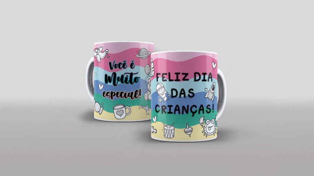 ARTE PARA CANECAS - DIA DAS CRIANÇAS - VOCÊ É MUITO ESPECIAL-2047