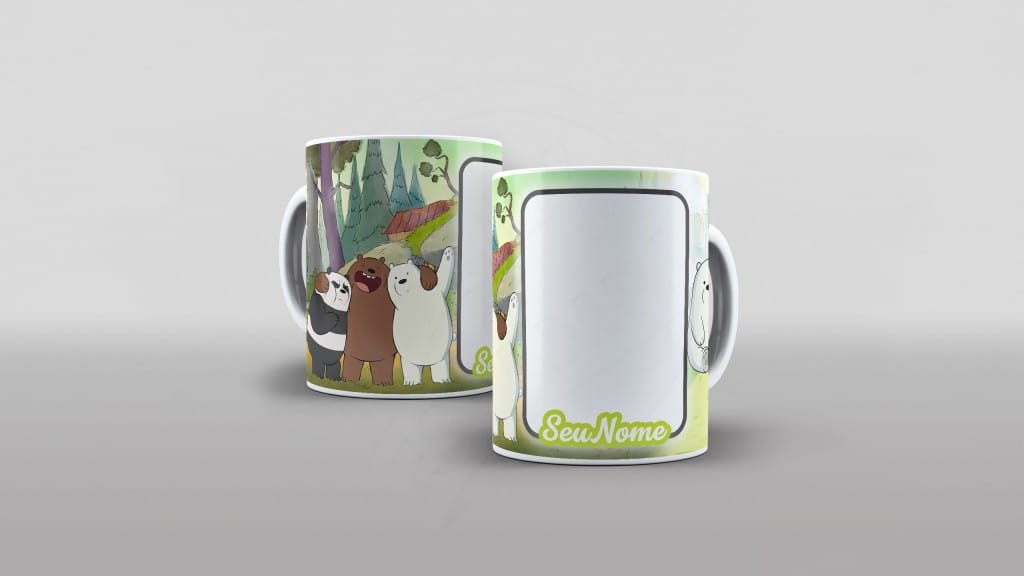 ARTE PARA CANECAS URSOS SEM CURSO 1-2078