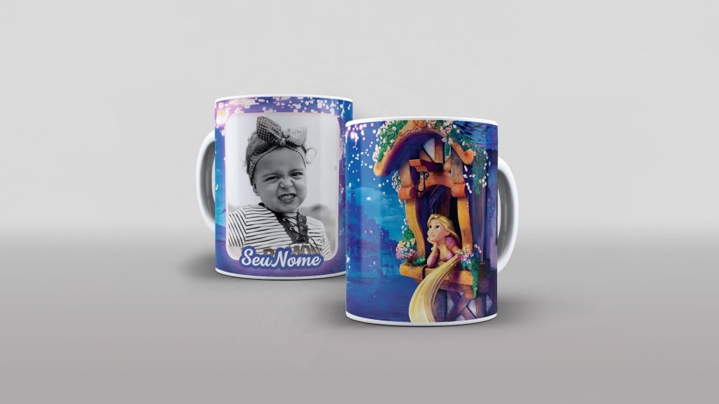 ARTE PARA CANECAS - PRINCESA 001-2091