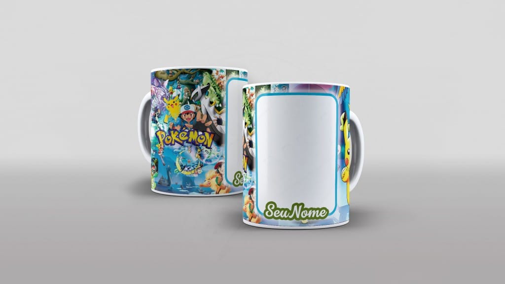 ARTE PARA CANECAS - POKEMON 003-2106