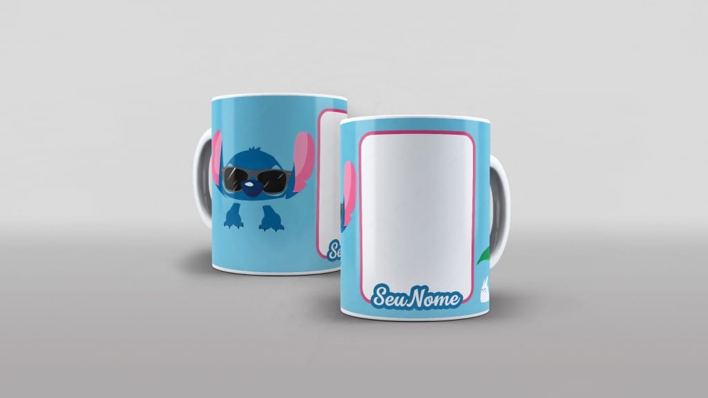 ARTE PARA CANECAS - LILO E STITCH 001-2124